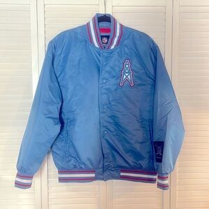 NWT Titans Oilers Puffer Bomber Jacket